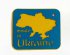 preview Закругленная бирка карта Украины двухцветная